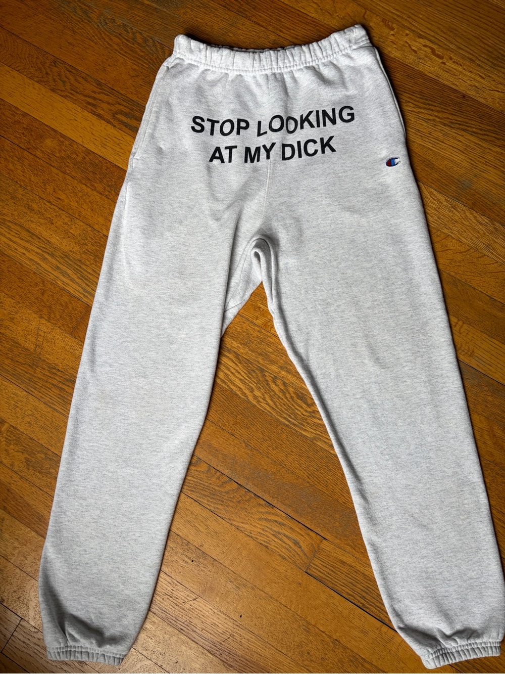 Champion Gray Sweatpants with Graphic